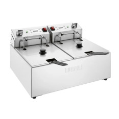 Buffalo Twin Tank Electric Fryer with Timer 2 x 5 Litre