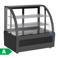 Polar C-Series Countertop Display Fridge Black 100 Litre