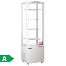 Polar C-Series Energy Efficent Display Fridge Curved Door White 235 Litre