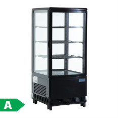 Polar C-Series Energy Efficent Efficient Display Fridge Black 68 Litre