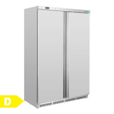 Polar C-Series Double Door Upright Fridge Stainless Steel 744 Litre