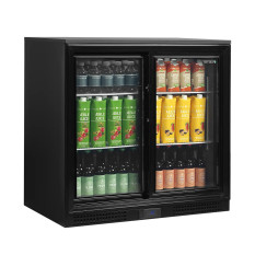 Tefcold Bottle Cooler Sliding Double Door 190 Litre