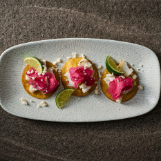 Churchill Inked Delta Grey Oblong Plate 35.5x18.9cm/14x7.4" (Pack of 6)