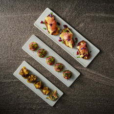 Churchill Inked Delta Grey Tasting Tray 32.3/10.5cm/12.75x4.1" (Pack of 6)