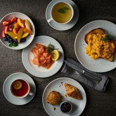 Churchill Inked Delta Grey Evolve Coupe Plate 26cm/10.25" (Pack of 12)