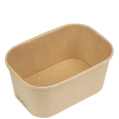 Kraft Takeaway Deli Container Rectangular 1000ml/34oz (Pack of 300)