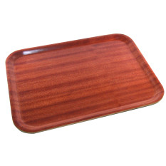 Darkwood Mahogany Service Tray 46 x 34cm