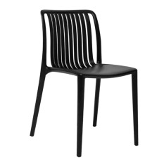 Bolero Verona Café Chairs Black (Pack of 2)
