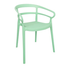 Bolero Mateo Café Chairs Mint Green (Pack of 2)