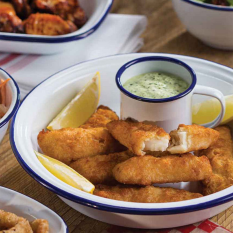 Eagle Enamel Plate 24cm/9.5" (Pack of 6)