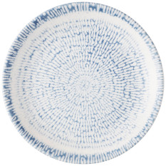 Churchill Inked Cascade Indigo Evolve Coupe Plate 16.5cm/6.5" (Pack of 12)