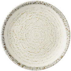 Churchill Inked Cascade Taupe Evolve Coupe Plate 16.5cm/6.5" (Pack of 12)