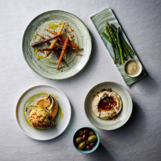 Churchill Inked Elements Fern Tasting Tray Plate 25 x 9cm/9.9 x 3.5" (Pack of 6)