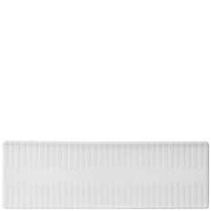 Churchill Era Grey Oblong Plate 32.3 x 11cm/12.75 x 4.1" (Pack of 6)