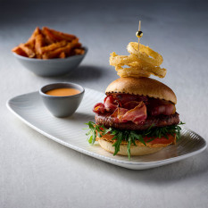 Churchill Era Grey Chefs Oblong Plate 35.5 x 18.9cm/13.9 x 7.4" (Pack of 6)