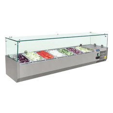 Polar G-Series Refrigerated Countertop Prep Unit 7x 1/4GN 1500mm
