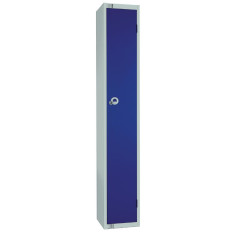 Elite Single Door Locker Camlock - Blue