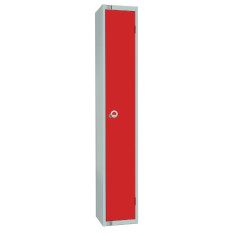 Elite Single Door Locker Camlock - Red
