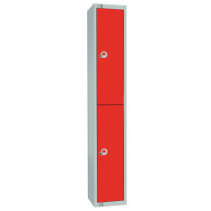Elite Double Door Locker Camlock - Red