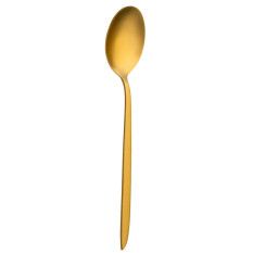 Orca Matt Gold Dessert Spoon (Pack of 12)