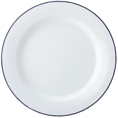 Eagle Enamel Plate 24cm/9.5" (Pack of 6)