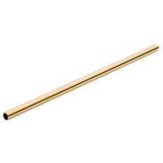 Stainless Steel Gold Cocktail Straw 14cm/5.5" (Pack of 12)