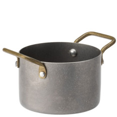 Vintage Steel Mini Casserole Dish 9cm/3.5" (Pack of 6)