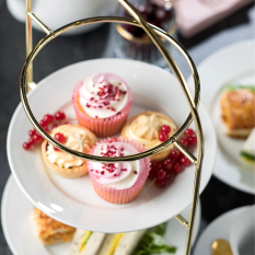 Gold 3 Tier Plate Stand 42cm/16.5"