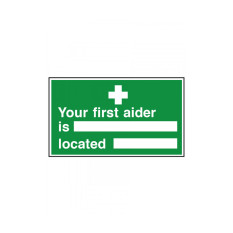 First Aid Notice - Nearest First Aider
