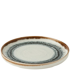 Dudson Harvest Flare Natural Walled Plate 21cm/8.3" (Pack of 6)