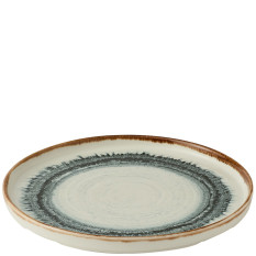 Dudson Harvest Flare Natural Walled Plate 26cm/10.3" (Pack of 6)