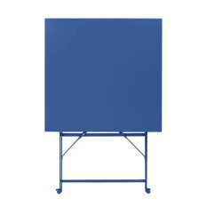 Bolero Perth Pavement Style Square Table Dark Navy