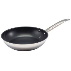 Genware Economy Non Stick Stainless Steel Frying Pan 28cm
