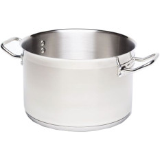 Genware Stainless Steel Casserole Pan 32cm 12.9 Litre