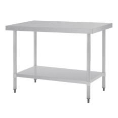 Vogue Stainless Steel Prep Table 900(H) x 1200(W) x 700(D)mm