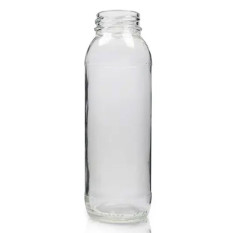 Glass Juice Bottle 250ml/8.8oz & Lid