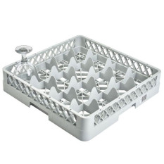 Genware Glass Rack 500mm - 16 Compartment