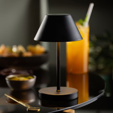 Bonaire LED Cordless Lamp Black 19cm