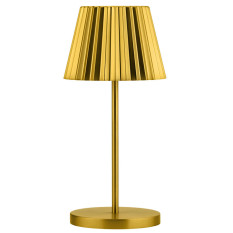 Dominica LED Cordless Lamp 26cm - Brushed Gold