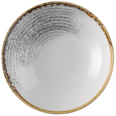 Churchill Studio Prints Homespun Accents Jasper Grey Evolve Coupe Bowl 18.2cm/7.25" 426ml/15oz (Pack of 12)