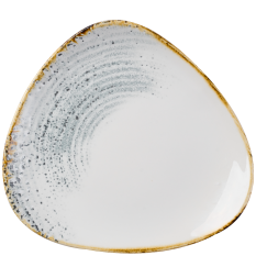 Churchill Homespun Accents Jasper Grey Lotus Plate 19.2cm/7.75" (Pack of 12)