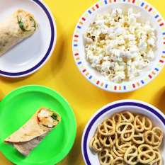 Polycarbonate Patterned Duo Bowl 17.3cm (Pack of 10)