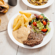 Polycarbonate Duo Plate 25.5cm (Pack of 10)