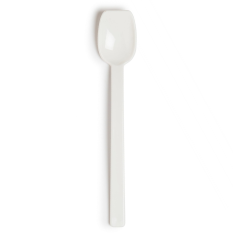 Polycarbonate Narrow Flat Edge Spoon Long Handle (Pack of 10)