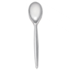 Copolyester Reusable Dessert Spoon Pacific Blue (Pack of 10)