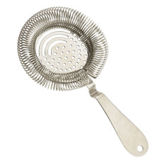 Genware Sprung Hawthorne Cocktail Strainer Stainless Steel