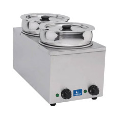 Hurricane Round Pot Wet Bain Marie 2x 6.5 Litre