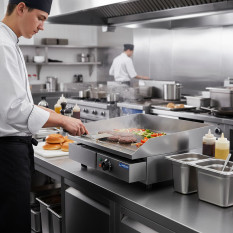 Hurricane Commercial Electric Griddle 55cm 3kW