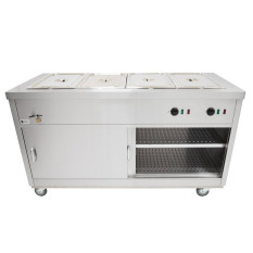 Parry Mobile Hot Cupboard with Bain Marie Top 1200mm