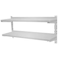 Hurricane Stainless Steel Double Wall Shelf 600mm